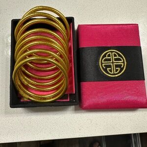 BuDhaGirl Gold Bangles size large